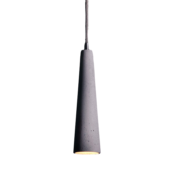 Sopel is a handmade hanging lamp. The combination of a classic form of cone and modern material - concrete makes it look very minimalist, making it elegant. The possibility of choosing the color of concrete coloring and a black polyester cable will help in adapting to loft and industrial interiors. Nickel stopwatch allows you to choose the right length of the cable.