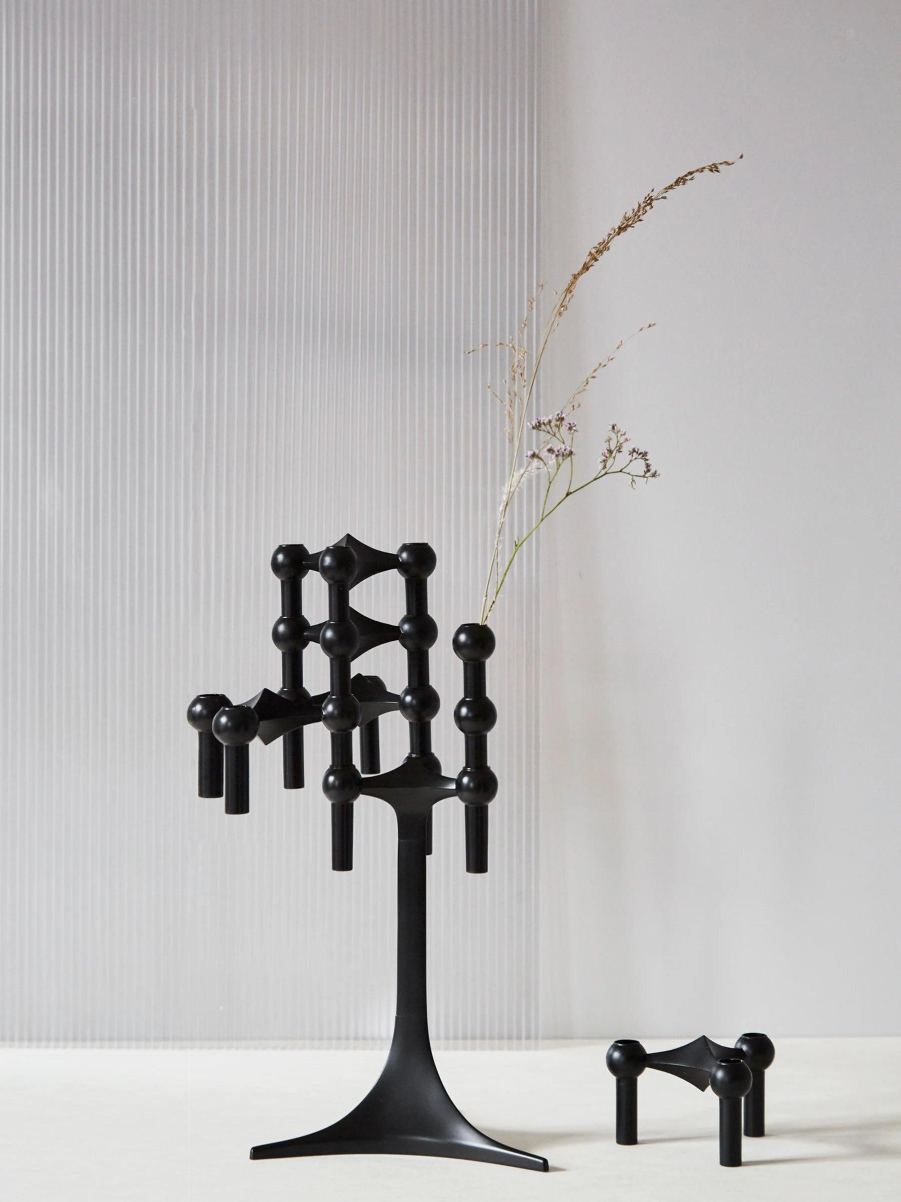 STOFF NAGEL candle holder black - Eye on Design