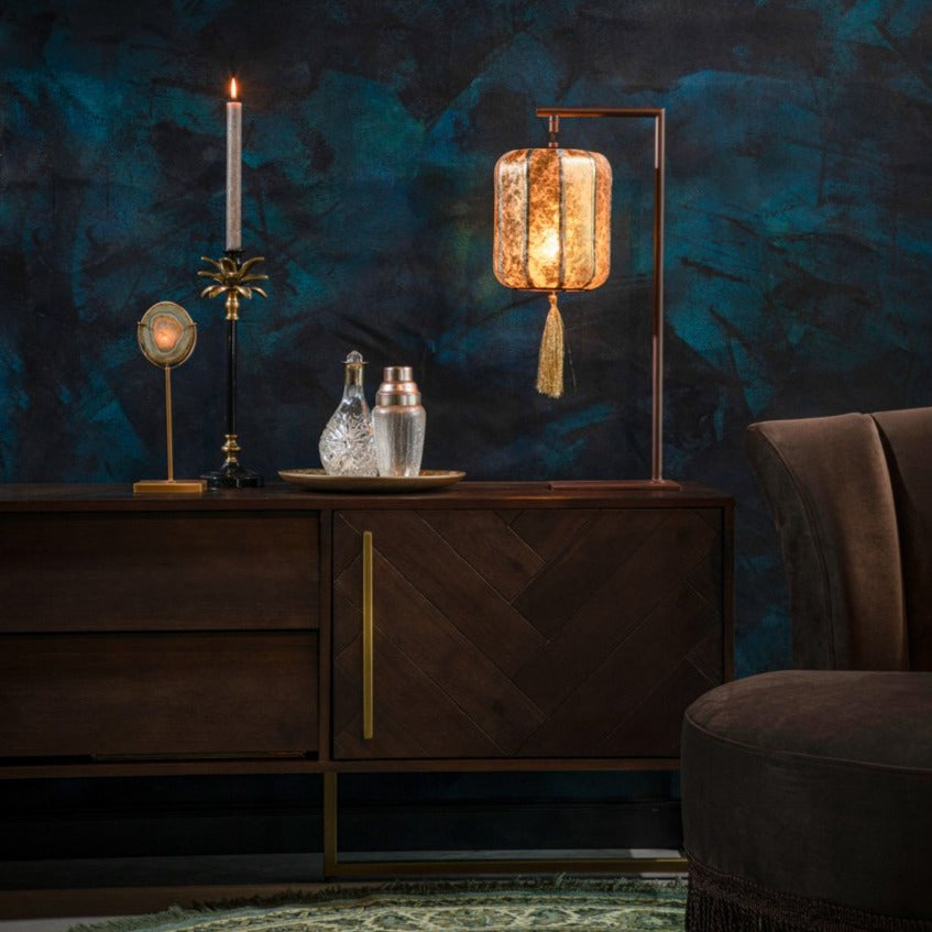 SUONI table lamp gold, Dutchbone, Eye on Design