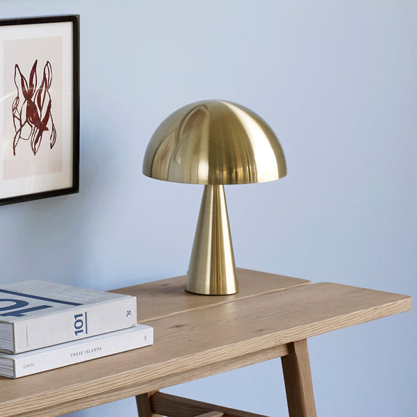 MUSH MINI table lamp gold, Hübsch, Eye on Design