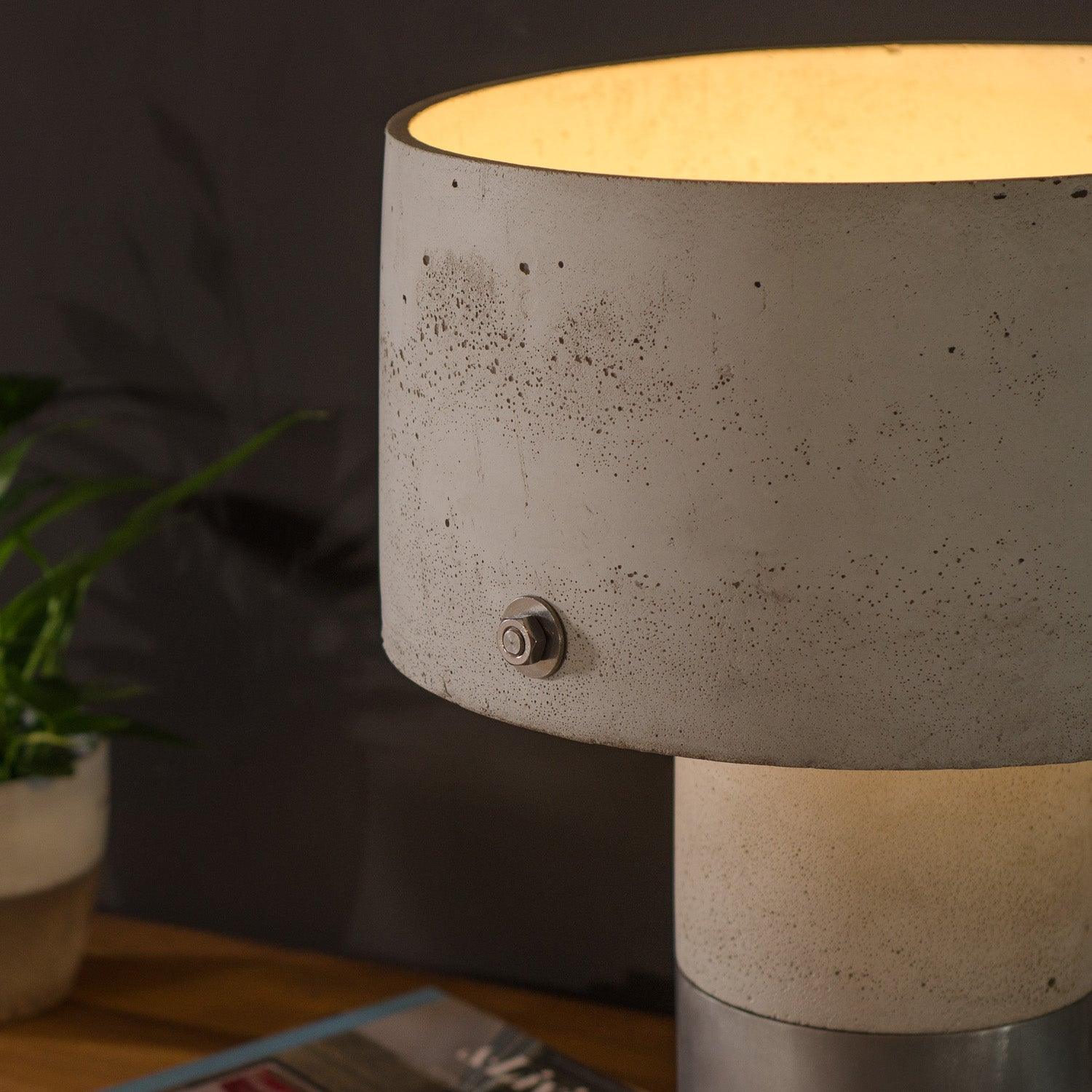 TALMA TABLE concrete table lamp - Eye on Design