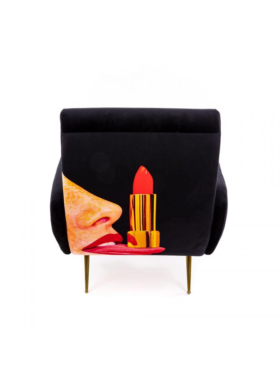 TONGUE armchair black - Eye on Design