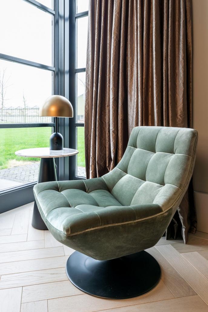 TRENTO swivel armchair green - Eye on Design