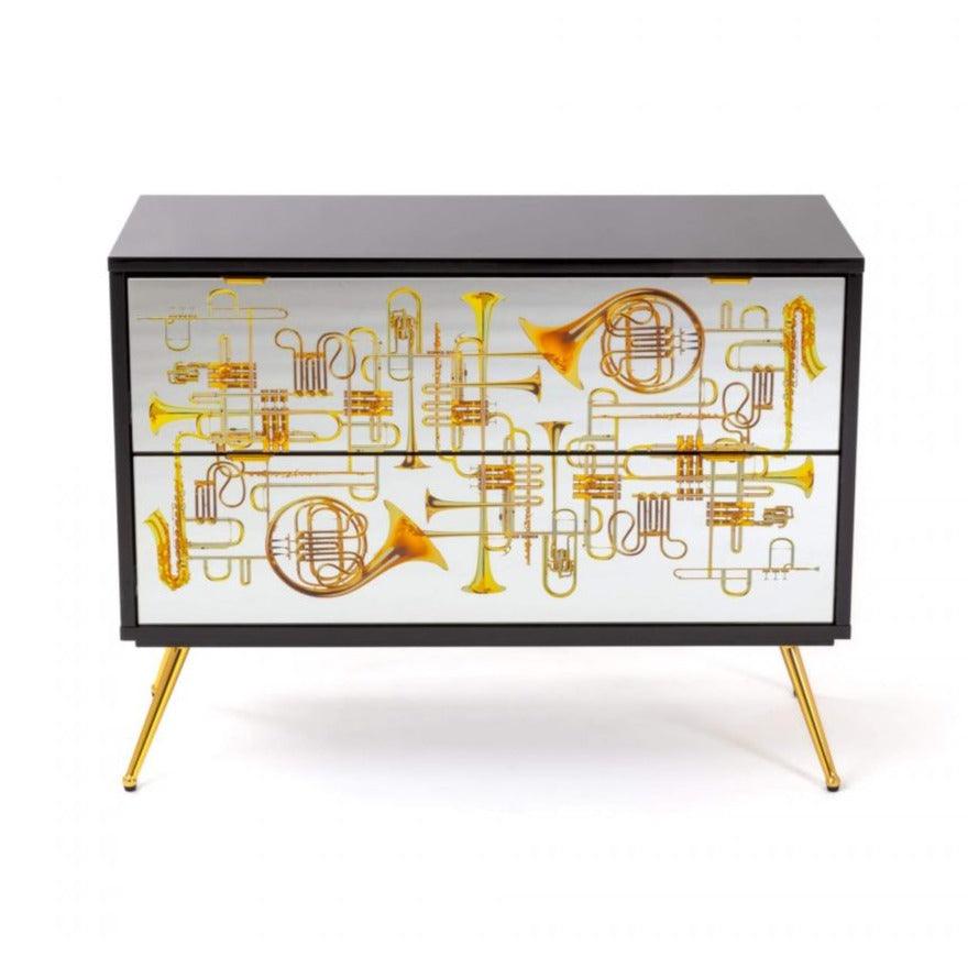 TRUMPETS cabinet with 2 drawers - Eye on Design