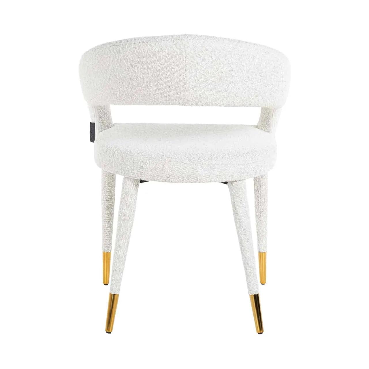 TURIN bouclé chair white - Eye on Design