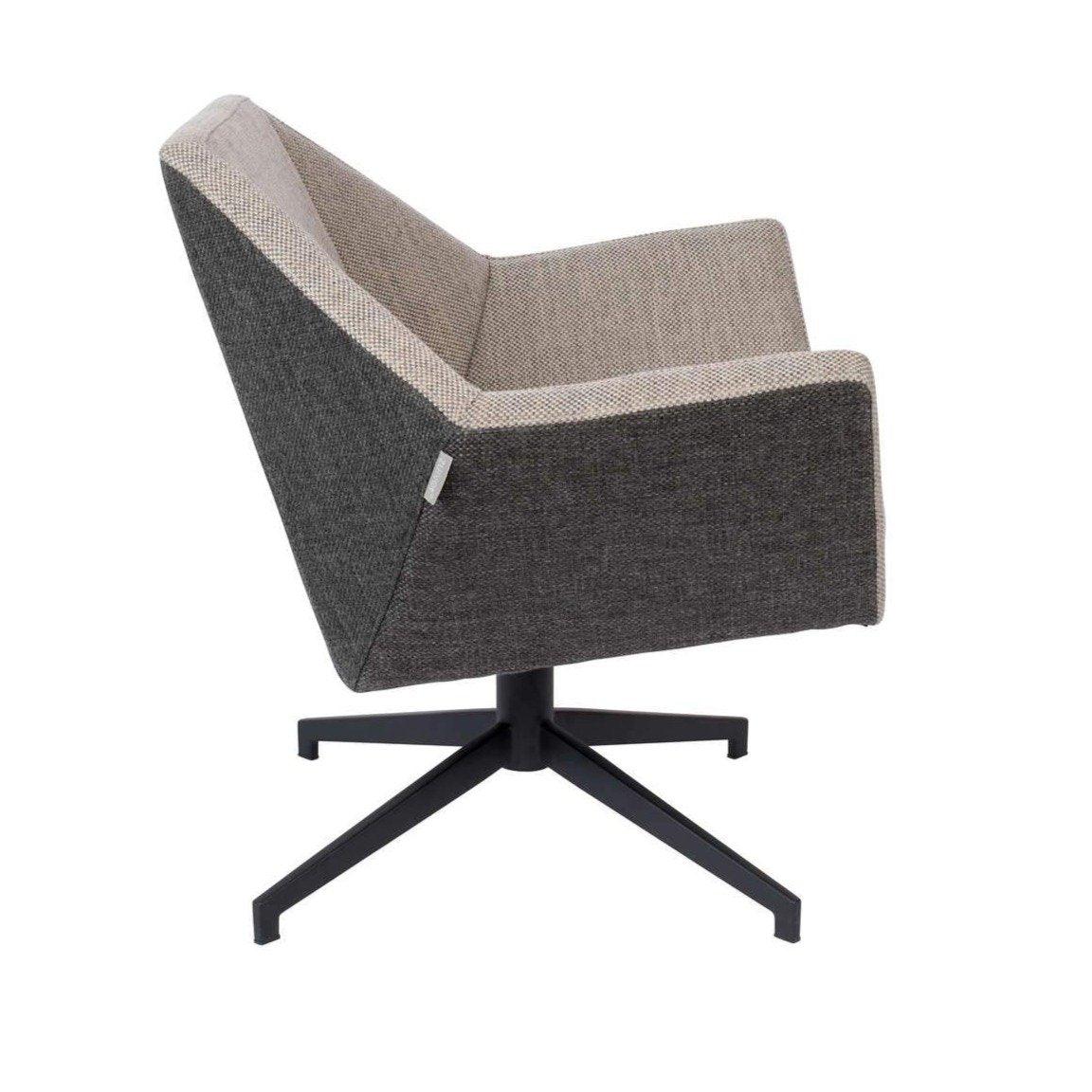 UNCLE JESSE lounge chair grey, Zuiver, Eye on Design