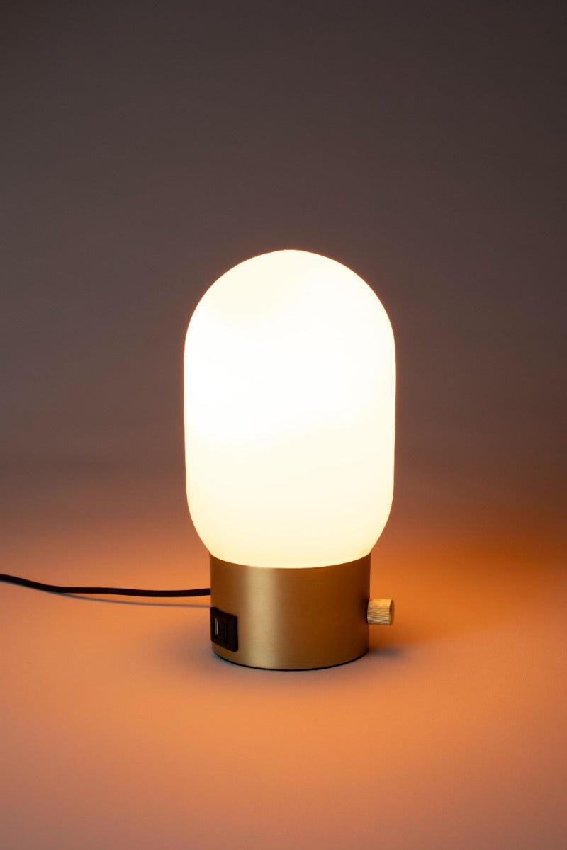 URBAN CHARGER desk lamp gold, Zuiver, Eye on Design