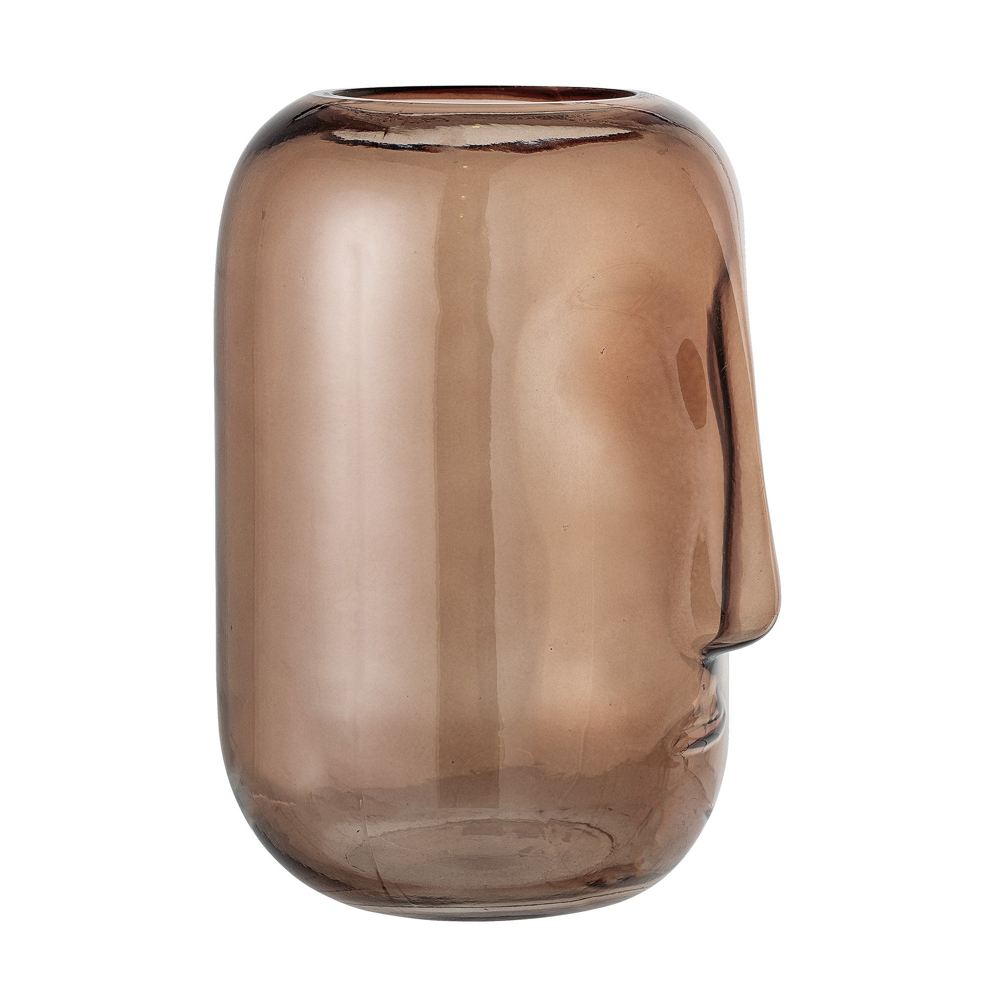ANIDA vase brown glass
