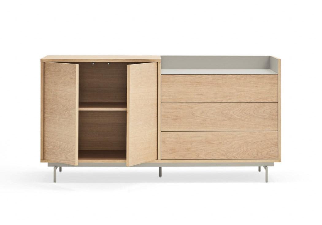 VALLEY cabinet natural oak with light finish - Eye on Design