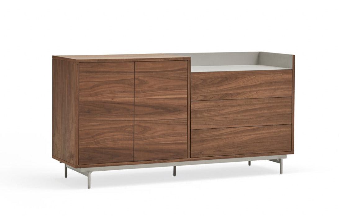 VALLEY cabinet walnut wood with light finish - Eye on Design