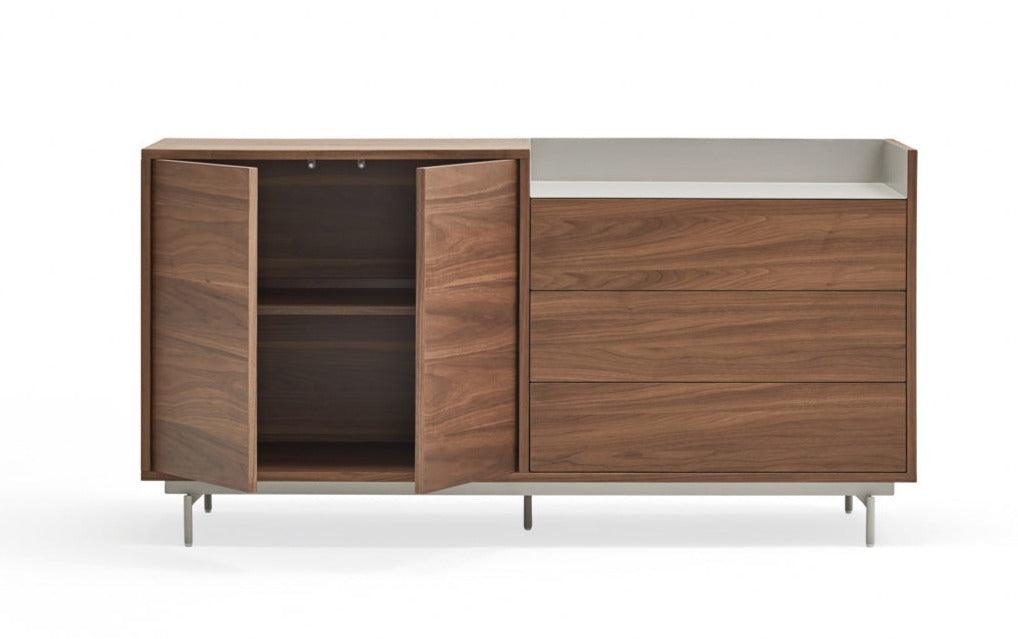 VALLEY cabinet walnut wood with light finish - Eye on Design