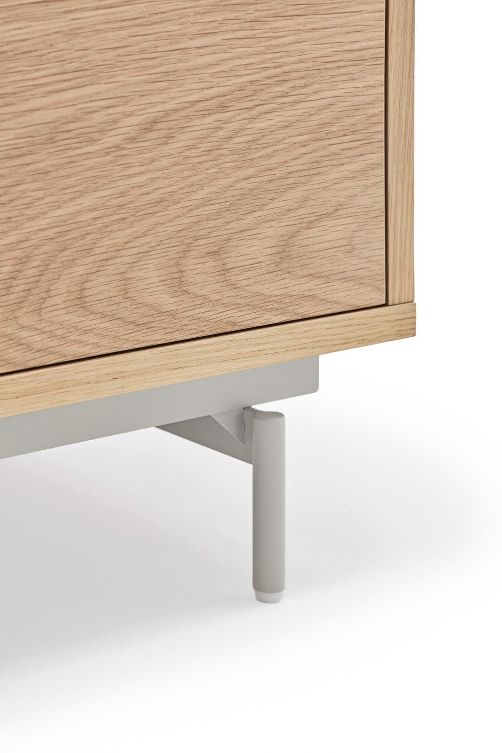 VALLEY RTV cabinet natural oak with light finish - Eye on Design