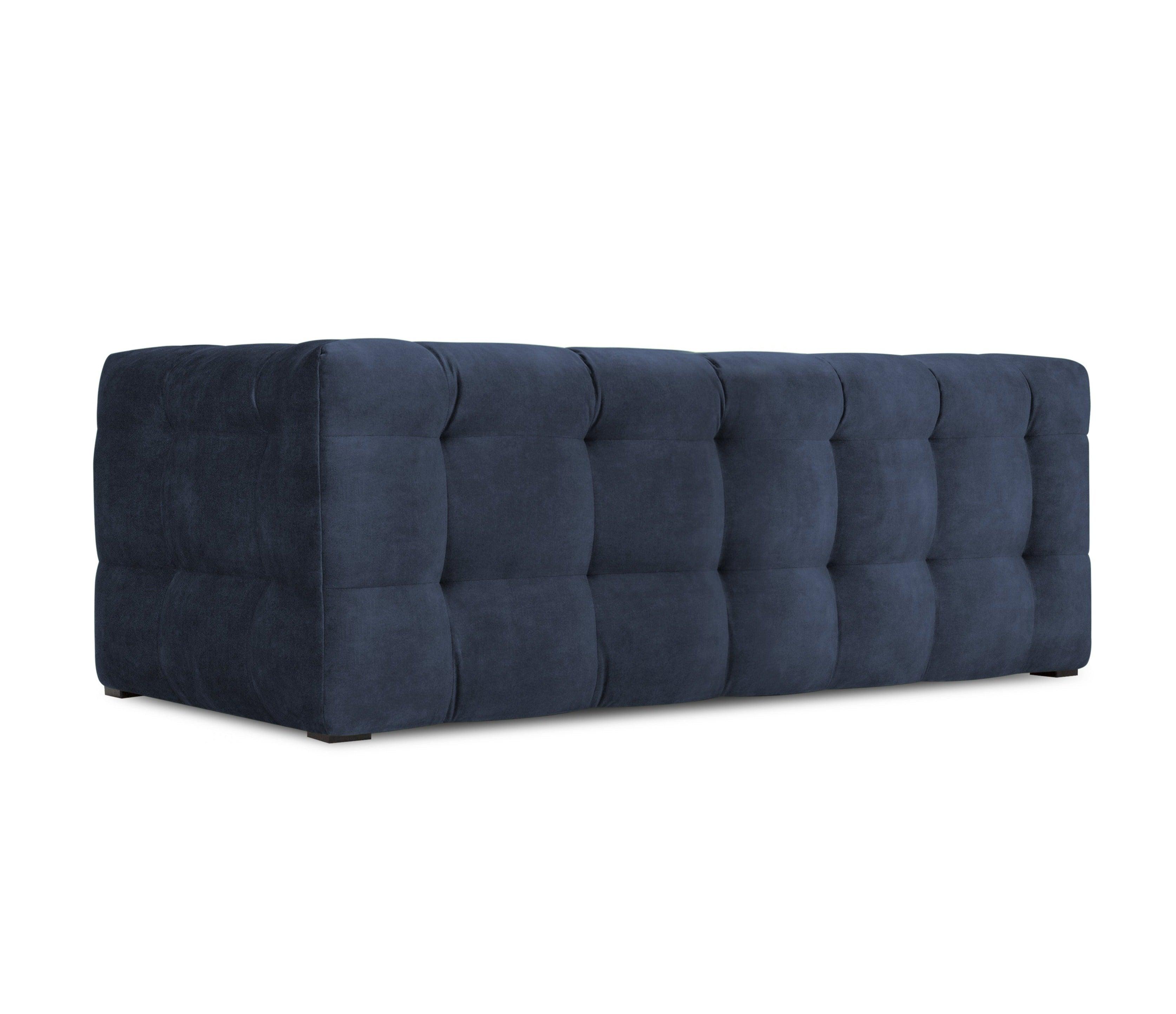 Velvet 2-seater sofa VESTA royal blue - Eye on Design