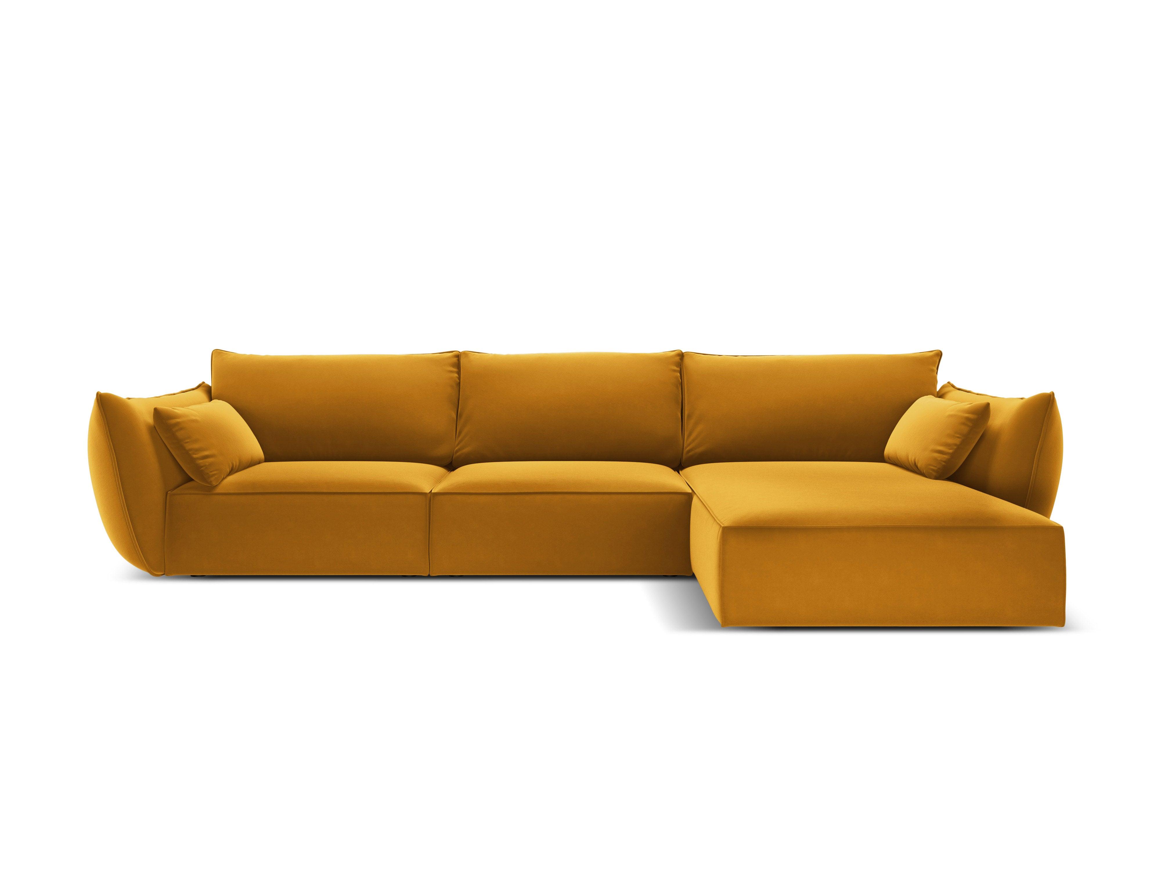 Velvet Right Corner Sofa, "Vanda", 4 Seats, 300x166x85
Made in Europe, Mazzini Sofas, Eye on Design