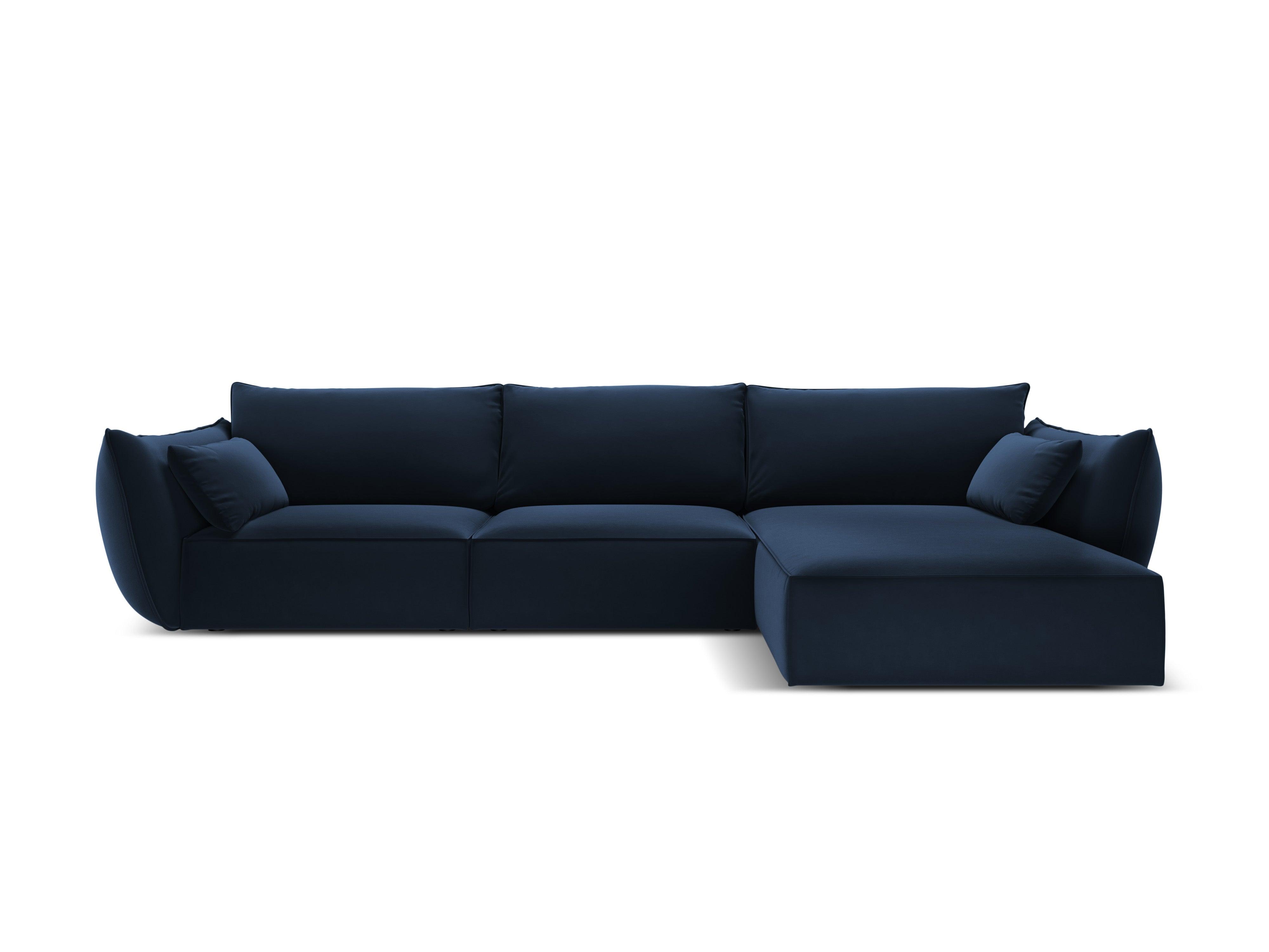 Velvet Right Corner Sofa, "Vanda", 4 Seats, 300x166x85
Made in Europe, Mazzini Sofas, Eye on Design