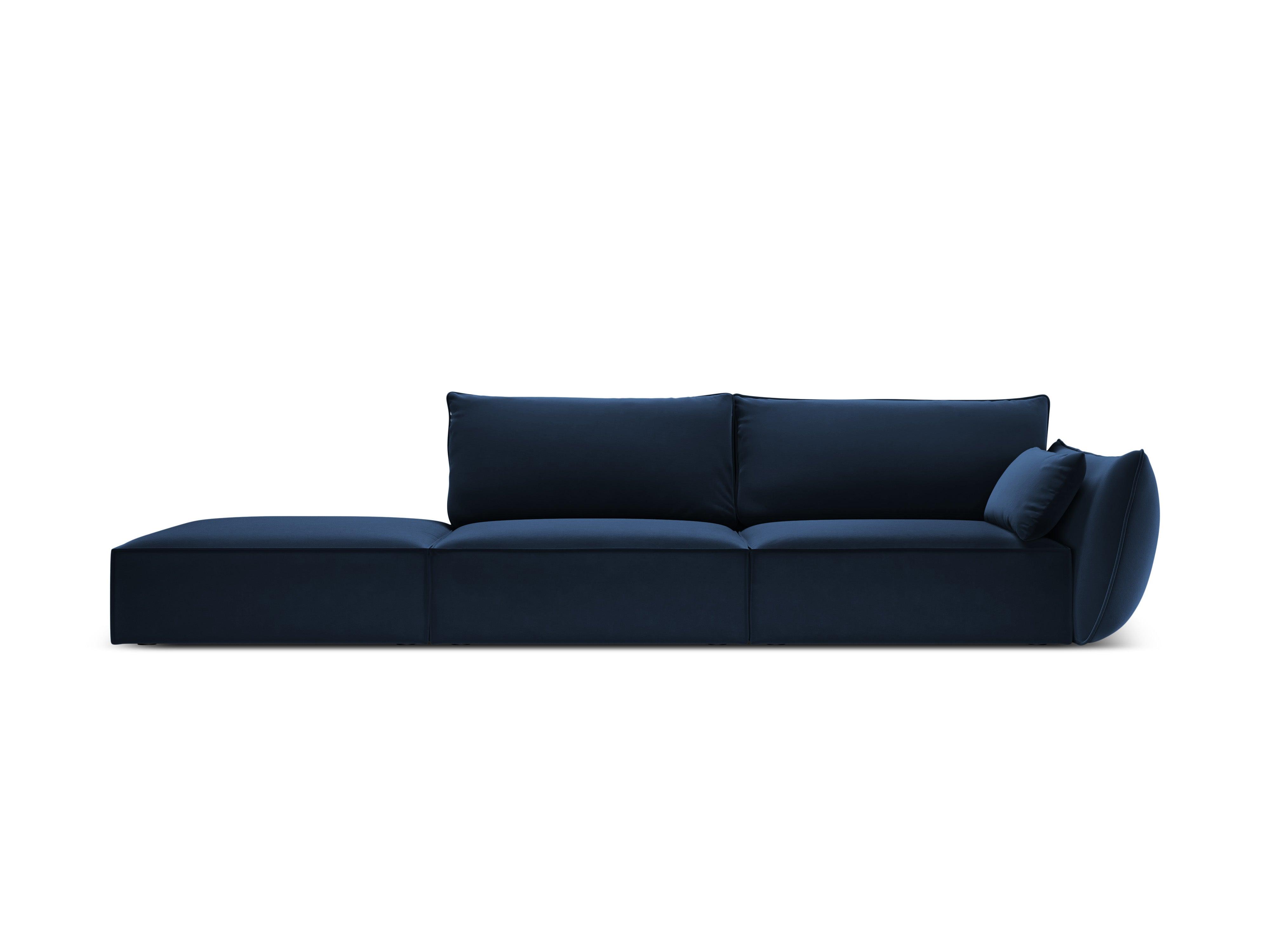 Left Velvet Sofa, "Vanda", 4 Seats, 286x100x85
Made in Europe, Mazzini Sofas, Eye on Design