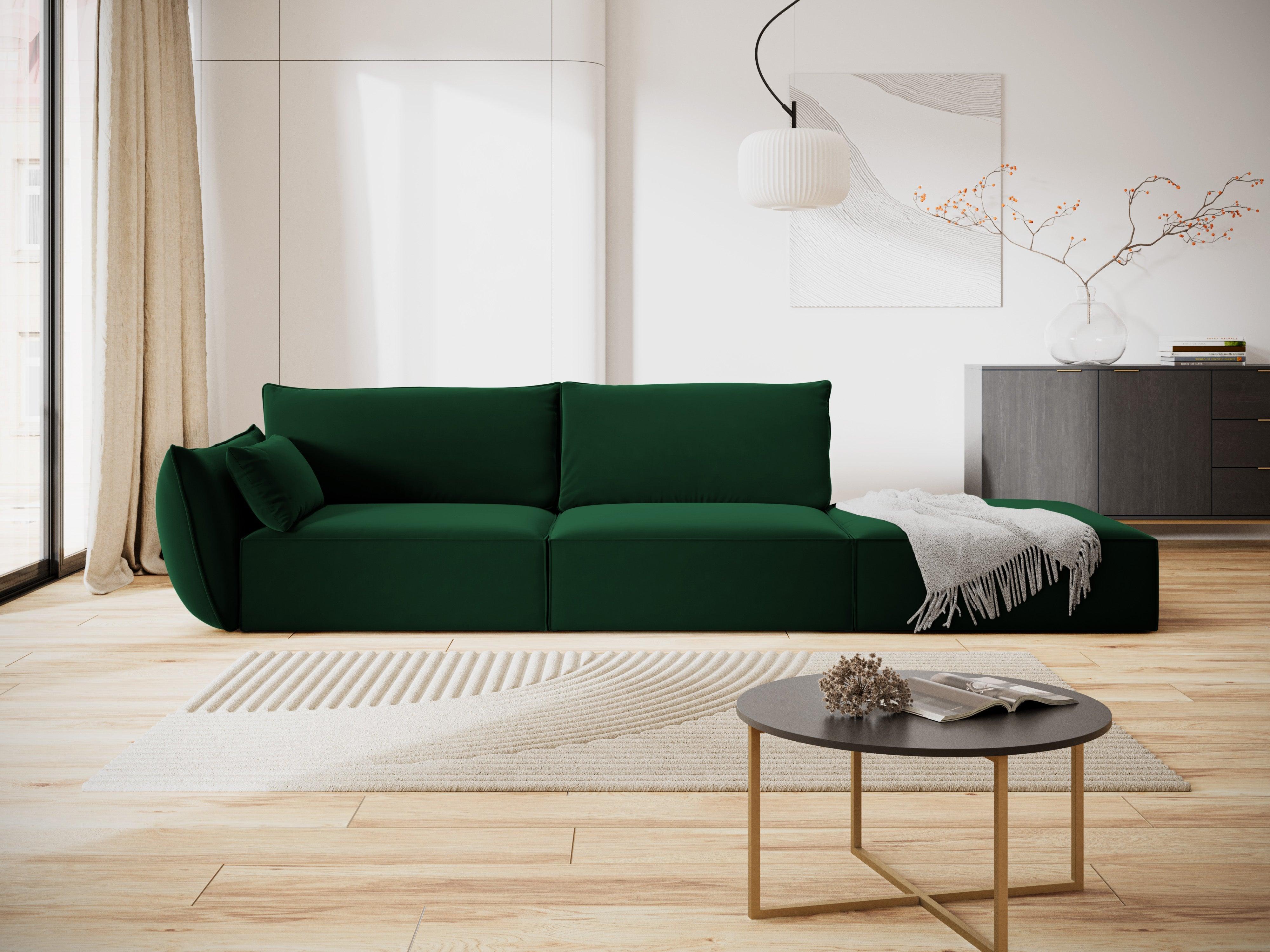 Right Velvet Sofa, "Vanda", 4 Seats, 286x100x85
Made in Europe, Mazzini Sofas, Eye on Design