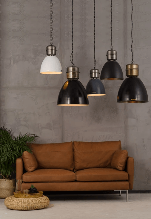 VOLTERA pendant lamp in black and nickel - Eye on Design