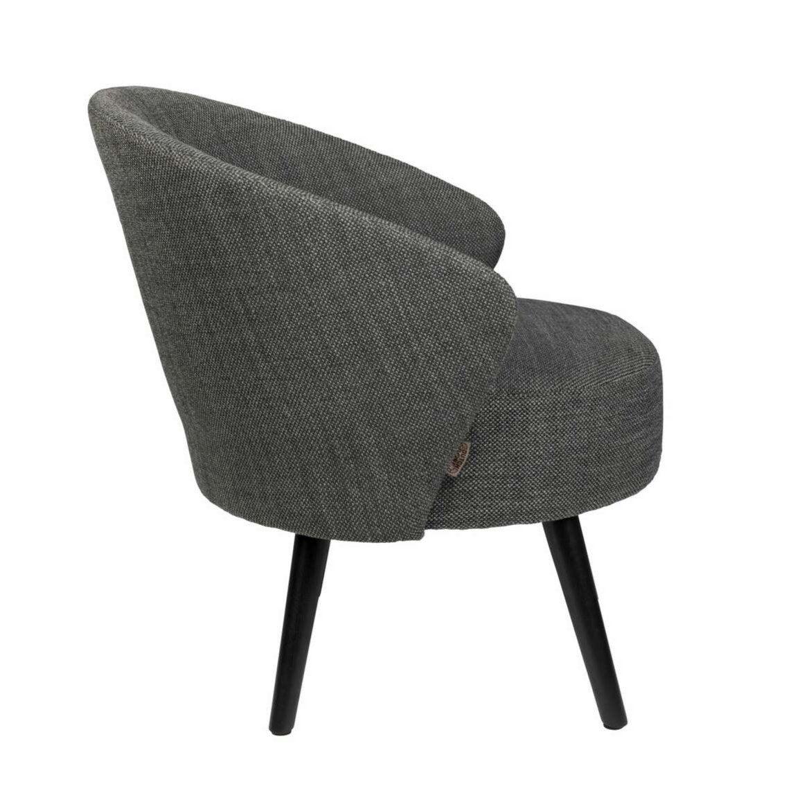 WALDO lounge armchair anthracite, Dutchbone, Eye on Design