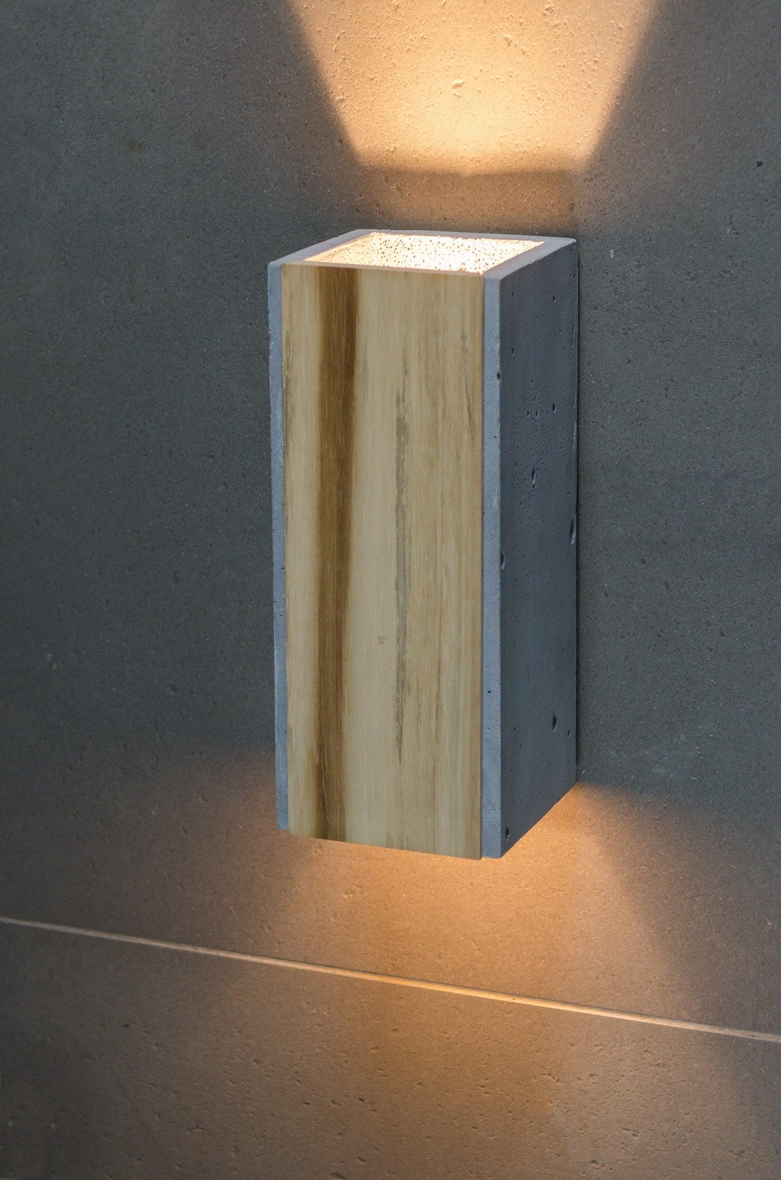 Wall lamp ORTO TEAK concrete - Eye on Design