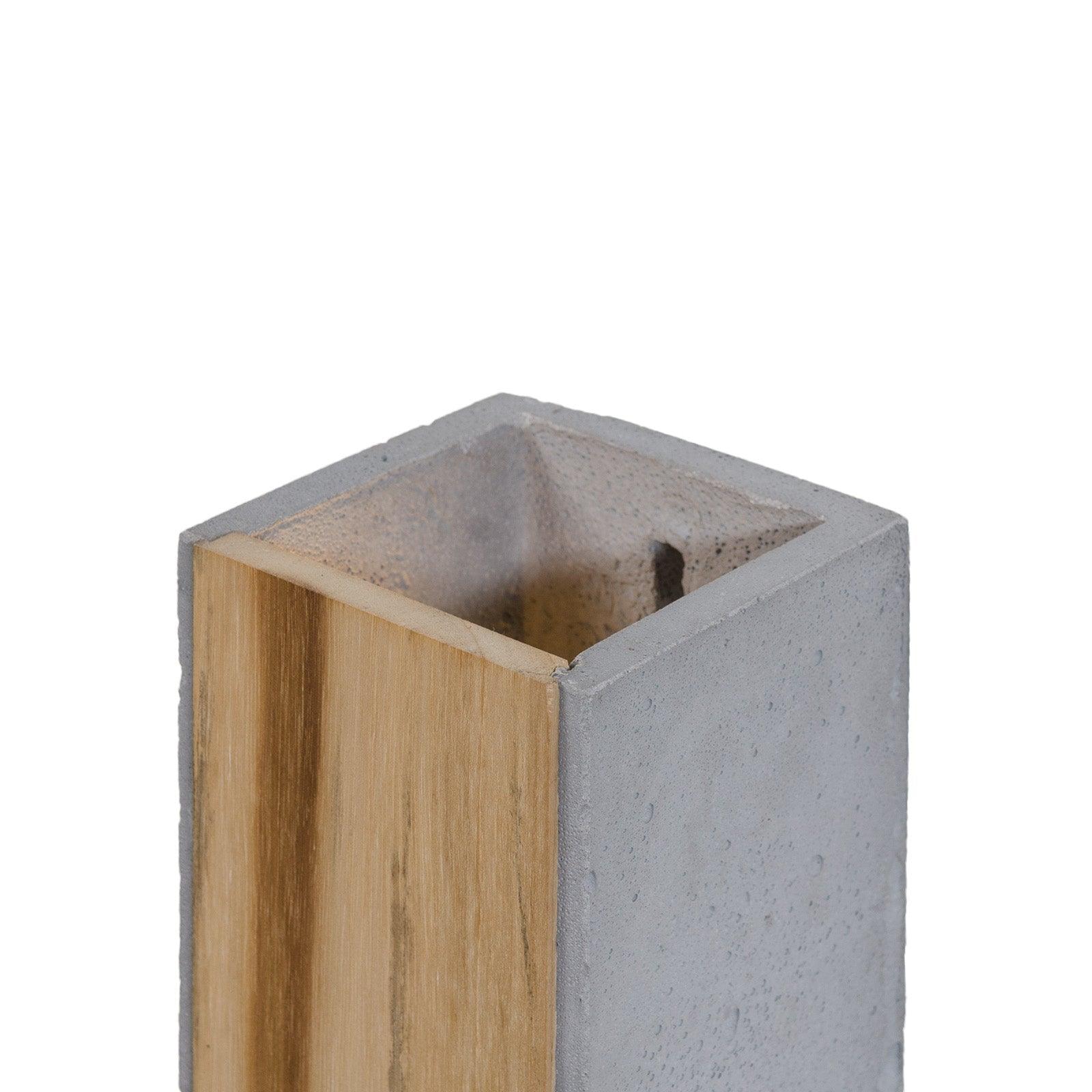 Wall lamp ORTO TEAK concrete - Eye on Design