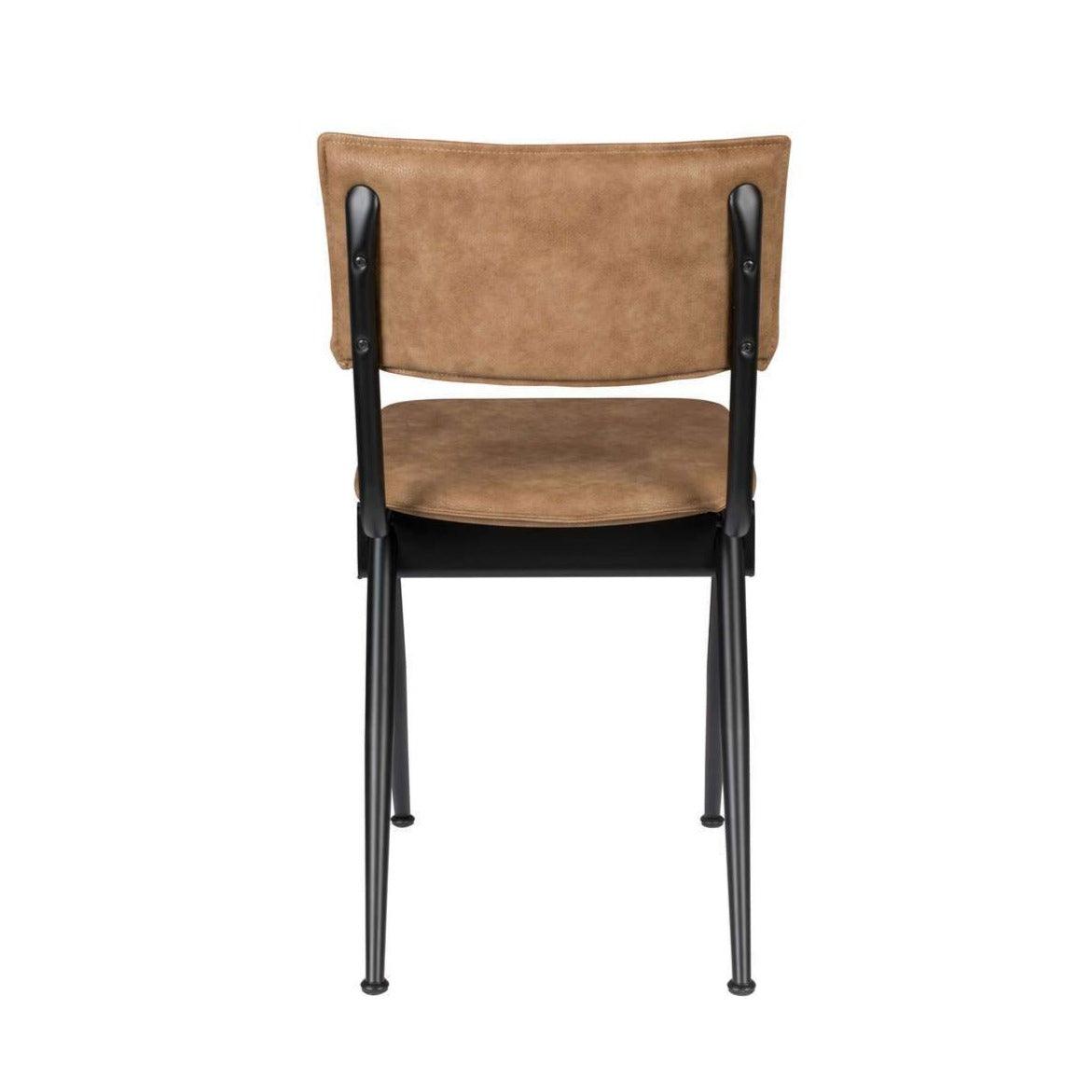 WILLOW chair eco leather brown, Dutchbone, Eye on Design