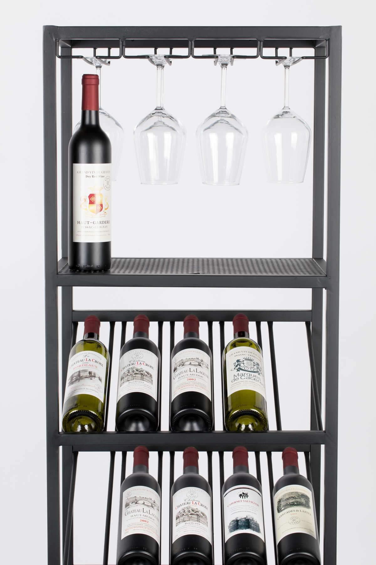 Wine bar CANTOR black small, Zuiver, Eye on Design