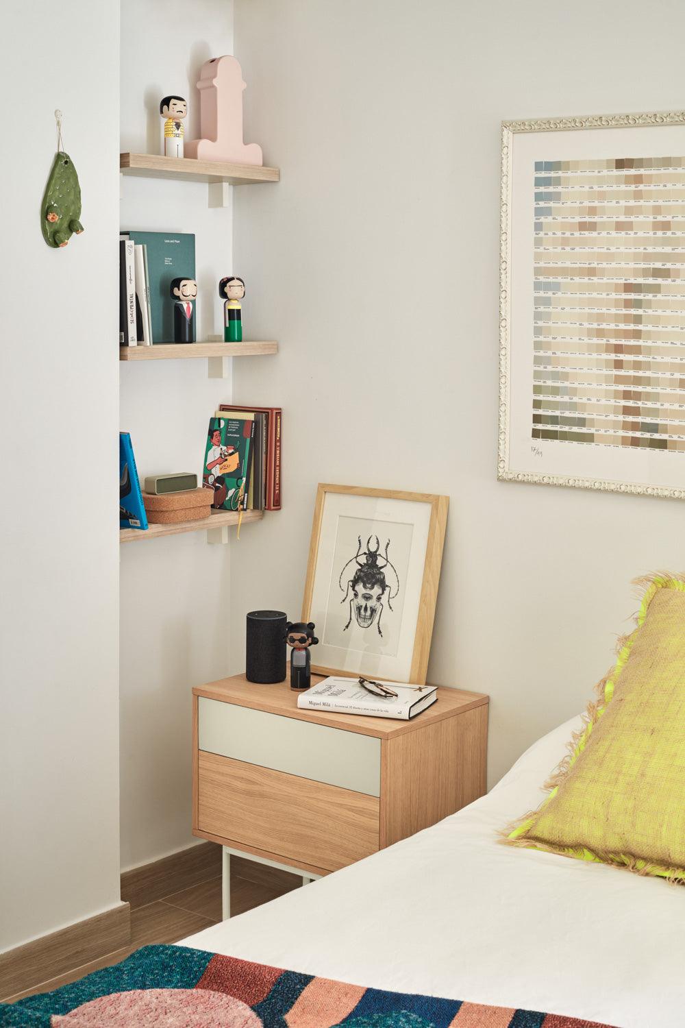 YOKO bedside cabinet cream - Eye on Design