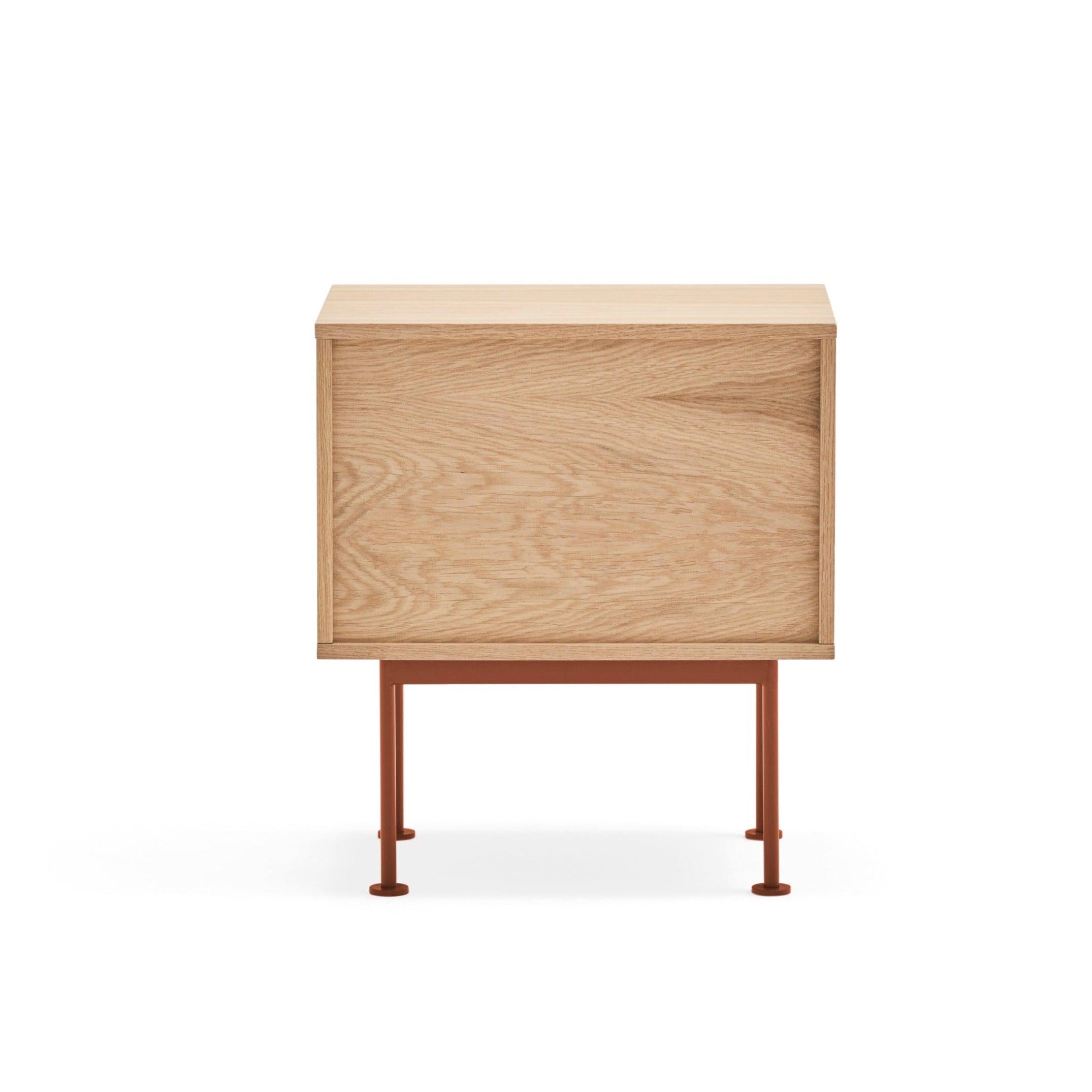 YOKO bedside cabinet red - Eye on Design